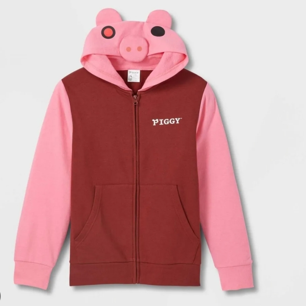Piggy Cosplay Hooded Sweatshirt Medium